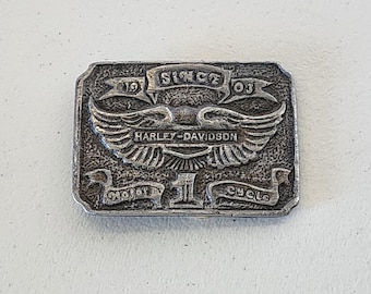 Vintage Harley Davidson Belt Buckle Motorcycle