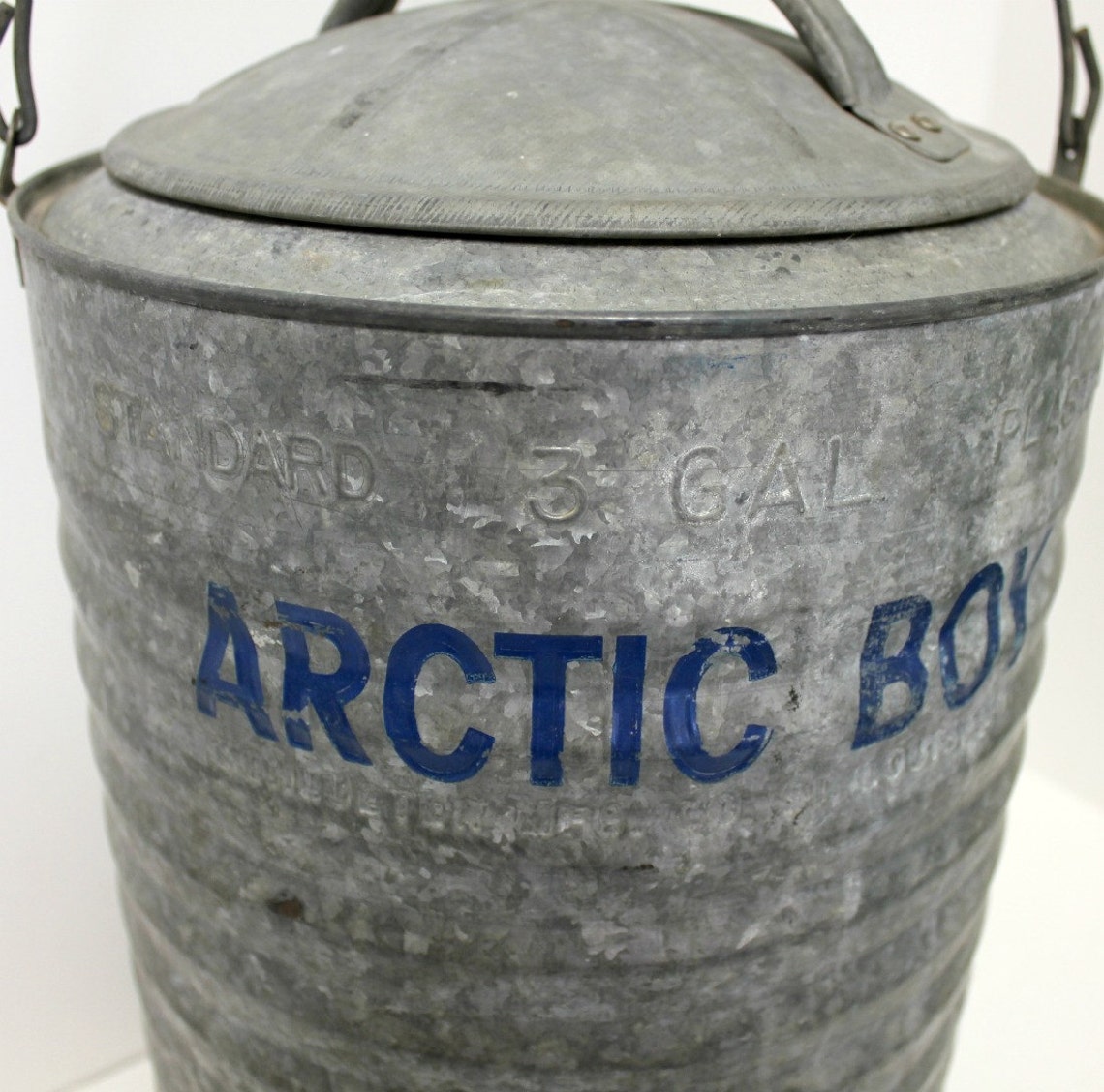 Vintage Arctic Boy 3 Gal Cooler Galvanized Metal with Spigot Etsy
