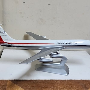 Vintage Pacific Northern Airlines Boeing 720 Airplane Model - PacMin 1960s (Local Pickup Only)