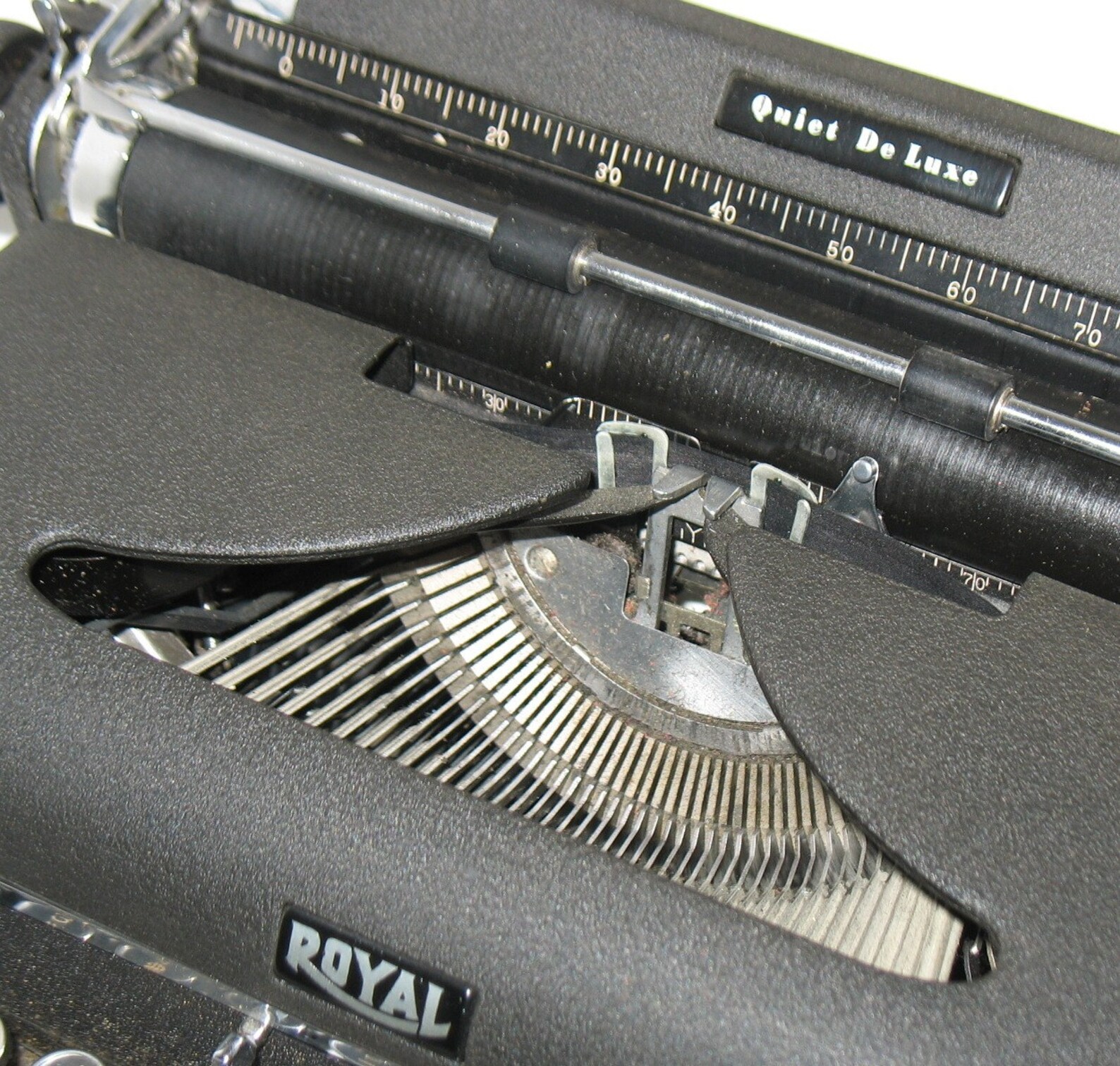 Vintage Royal Quiet De Luxe Typewriter Deluxe Black 1946 in Etsy
