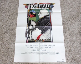 Nosferatu The Vampyre Movie Poster, 1979 Original One Sheet Vintage Vampire