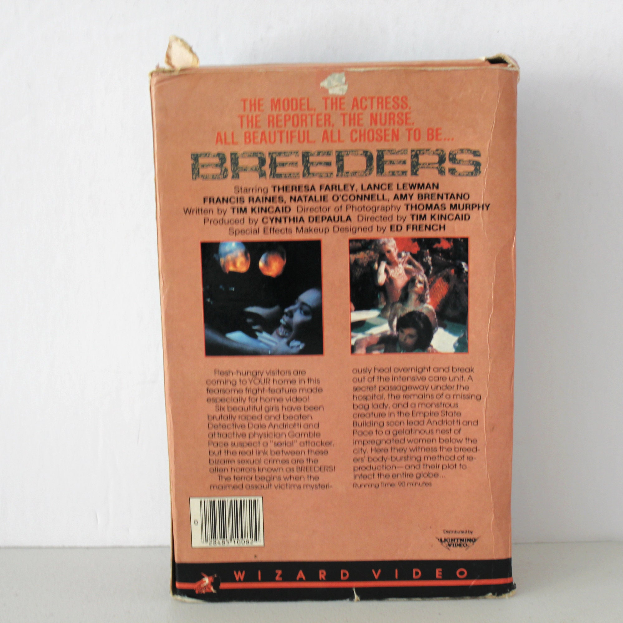 Breeders the Sexual Invasion VHS Movie Big Box Video Terror
