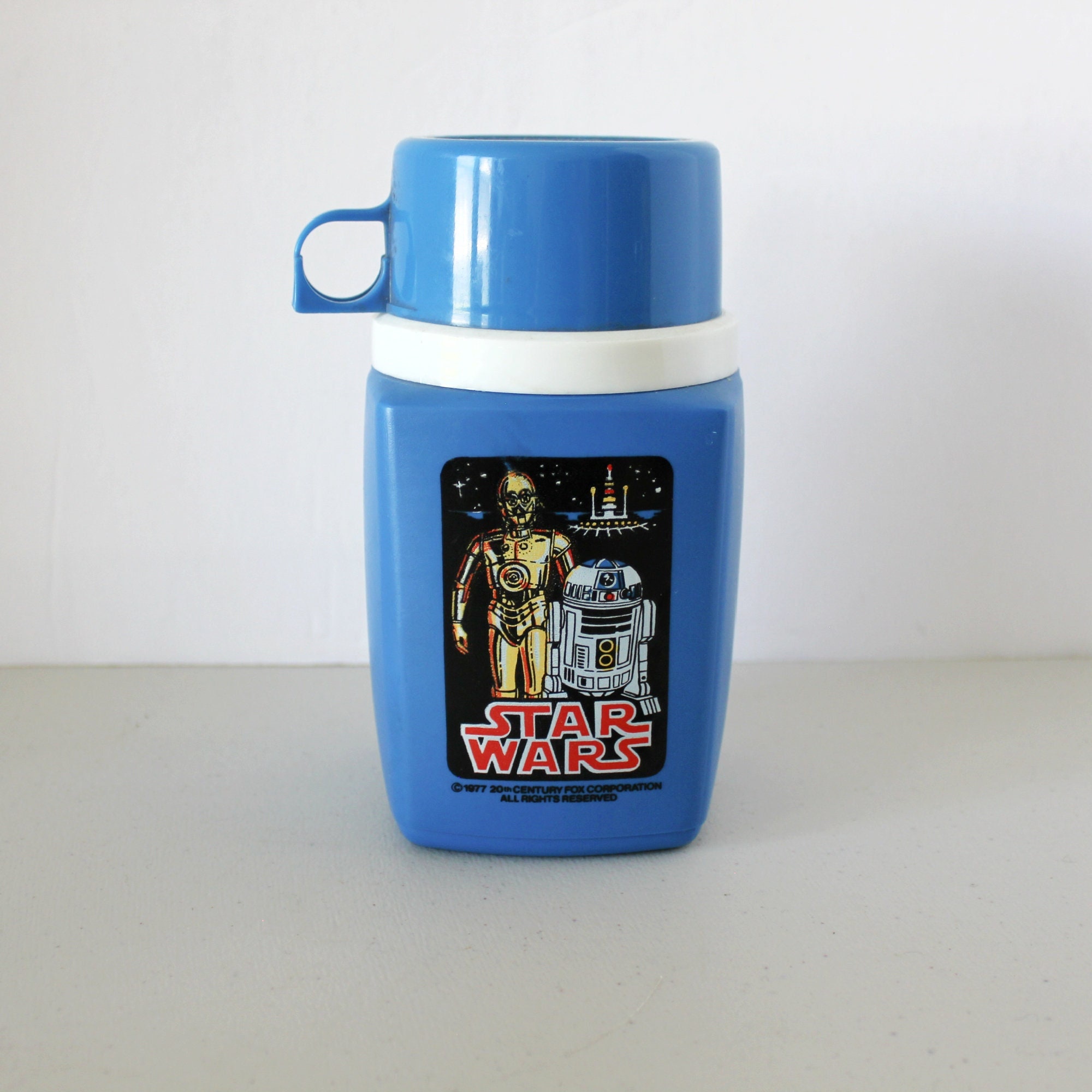 Vintage 1977 STAR WARS Metal Lunchbox with Thermos 20th Century Fox  Corporation