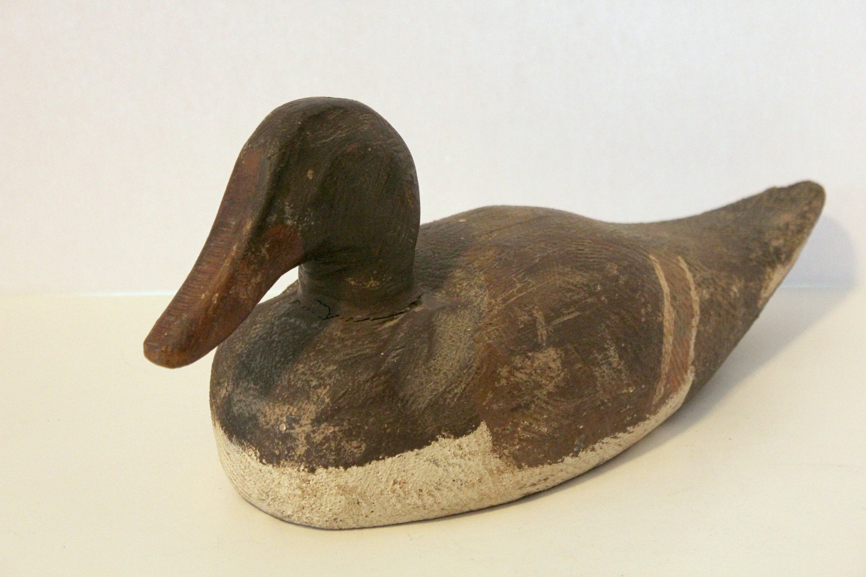 Vintage Duck Decoy Wood Hand Carved, Vintage Hunting