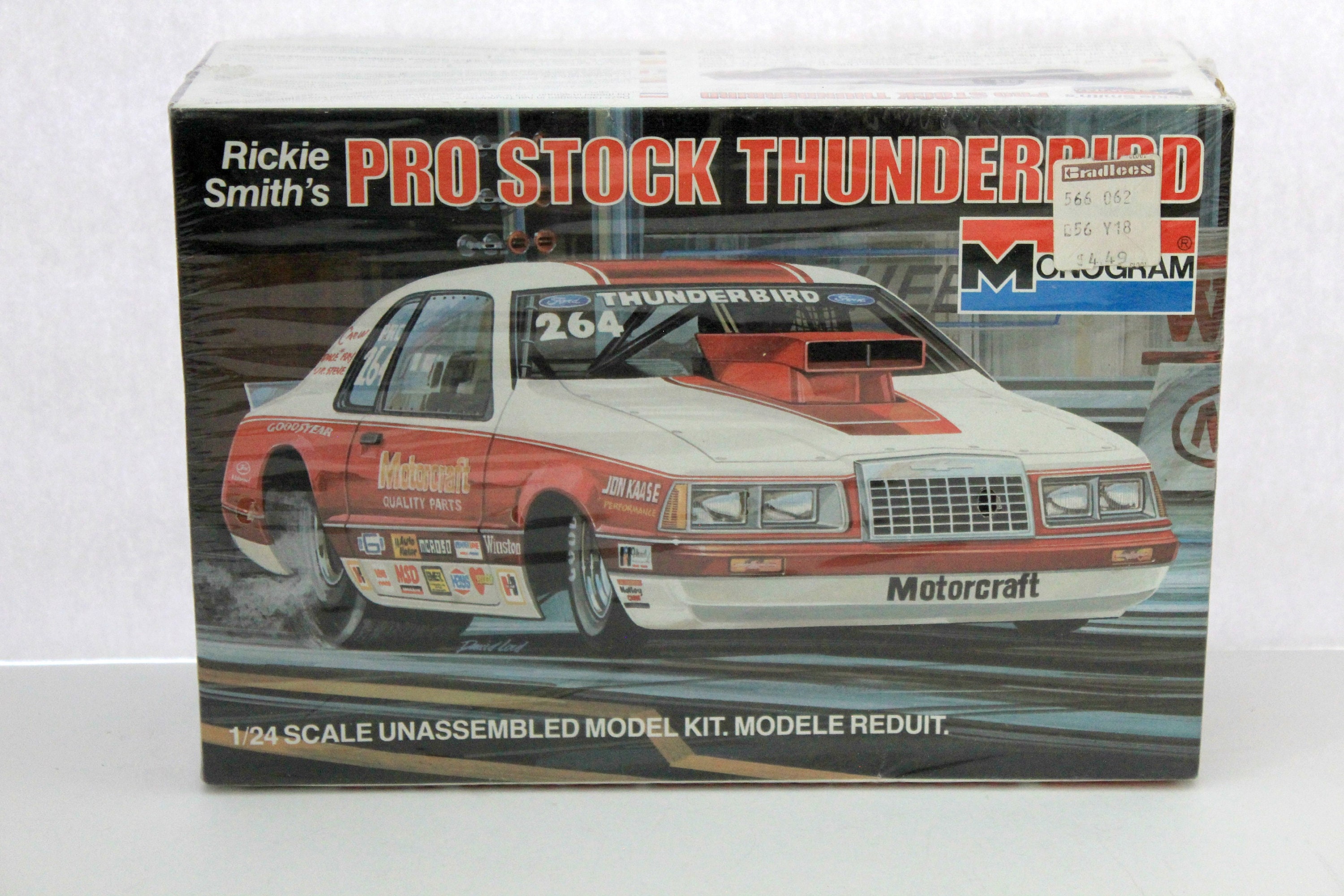 Vintage Rickie Smith's Pro Stock Thunderbird Ford Sealed Vintage Rickie Smith's Pro Stock Thunderbird Ford Sealed