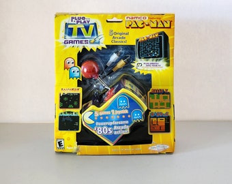 Namco Featuring Pac-Man Plug & Play TV Games 5 Arcade Classics in Original Box