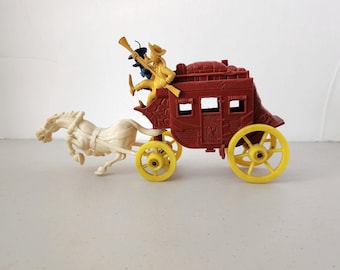 1950s Auburn Rubber Walt Disney Stagecoach Toy