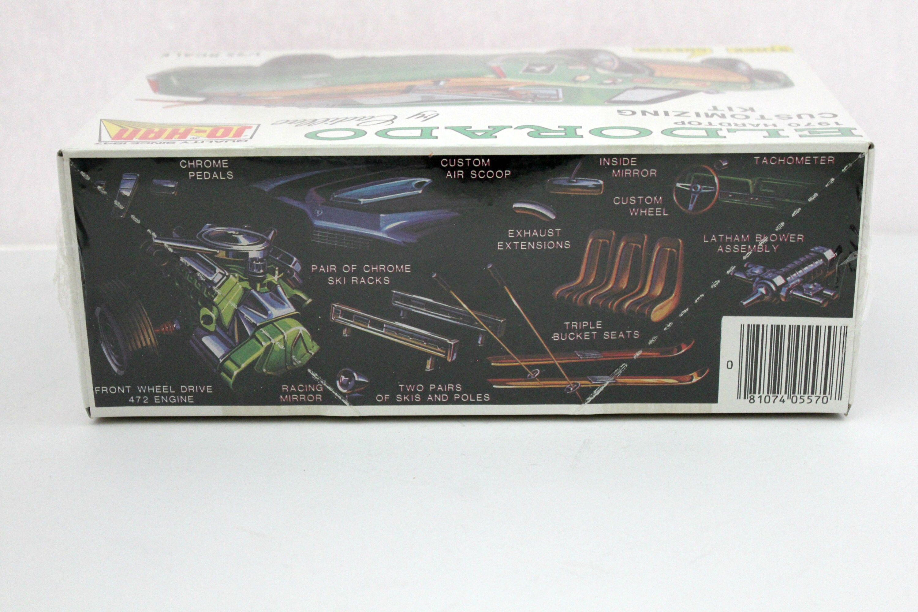 Vintage 1970 Cadillac Eldorado Hardtop Custom Model Kit, Jo-Han