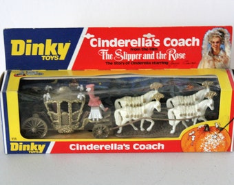 Dinky Toys Cinderella's Coach 1976 In Box, The Slipper and the Rose Film Movie, Horse Drawn Carriage