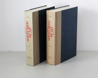 Atlas Shrugged 2 Volume Set Books, Ayn Rand, Random House 1957