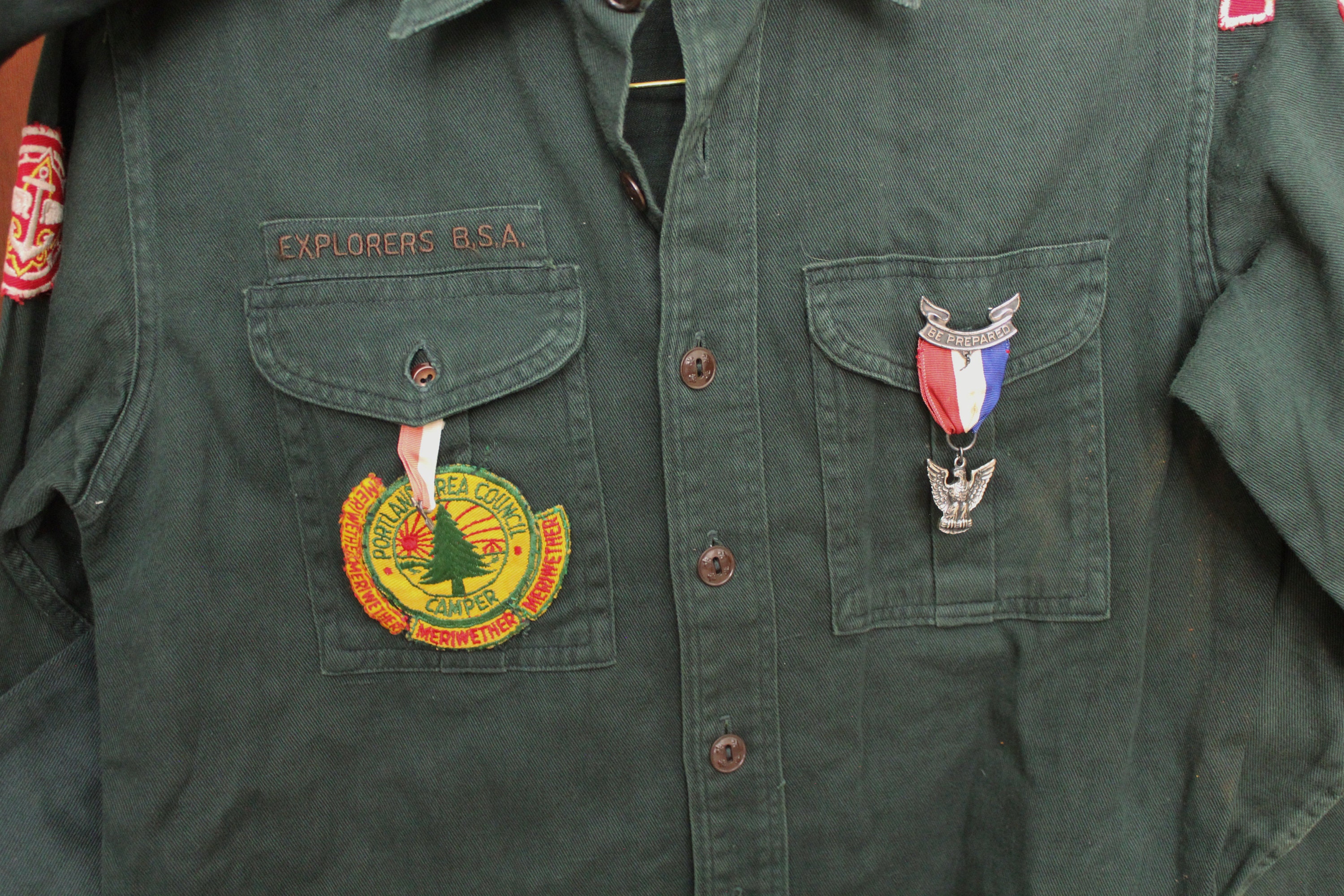Boy Scout Uniform 1970s Shirt Pants Patches Scarf Star Musician Michigan  BSA Vtg