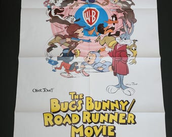 The Bugs Bunny  / Road Runner Movie Poster 1979 Cartoon