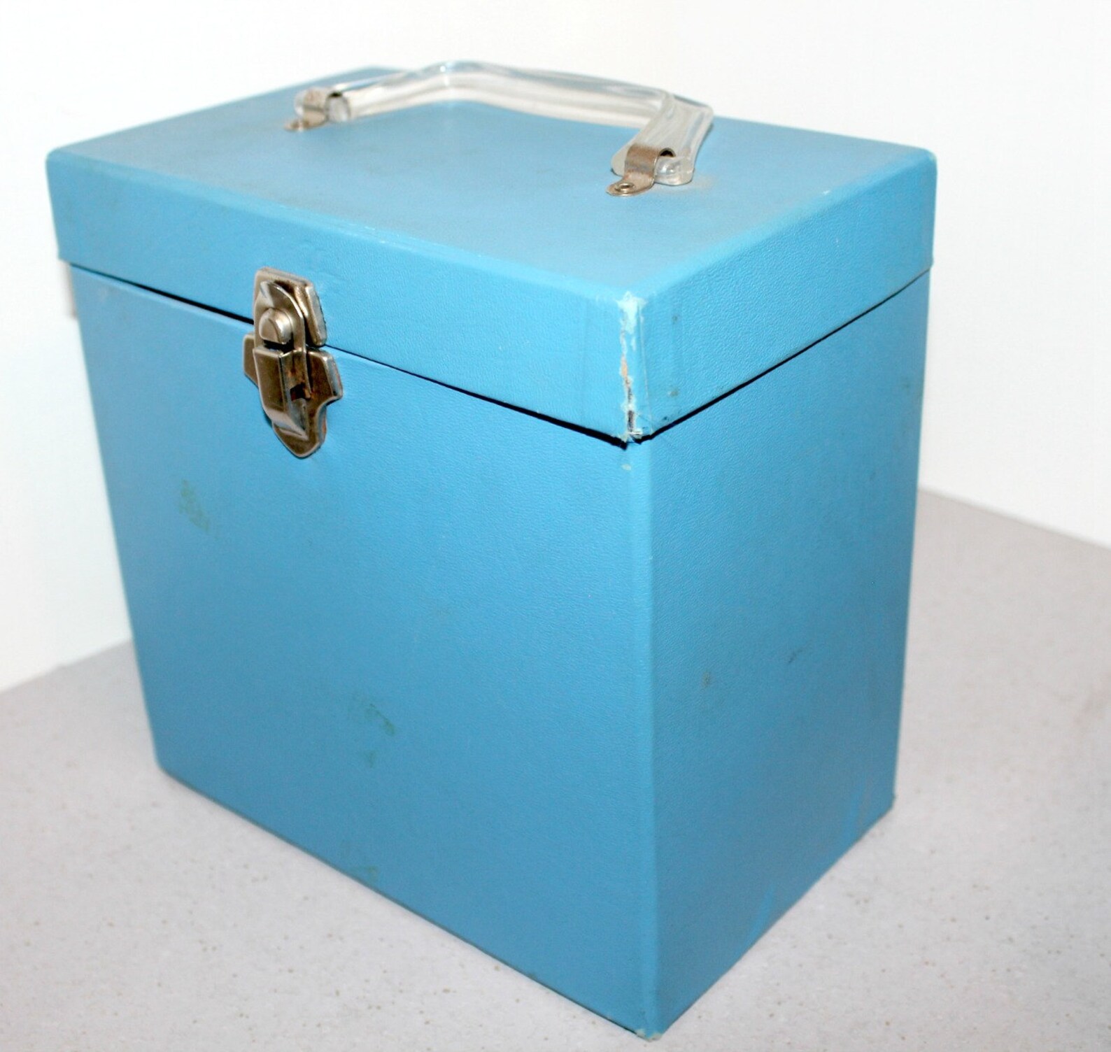 4 Record Storage Boxes Box 45 rpm Jukebox Size Carrying Cases Etsy