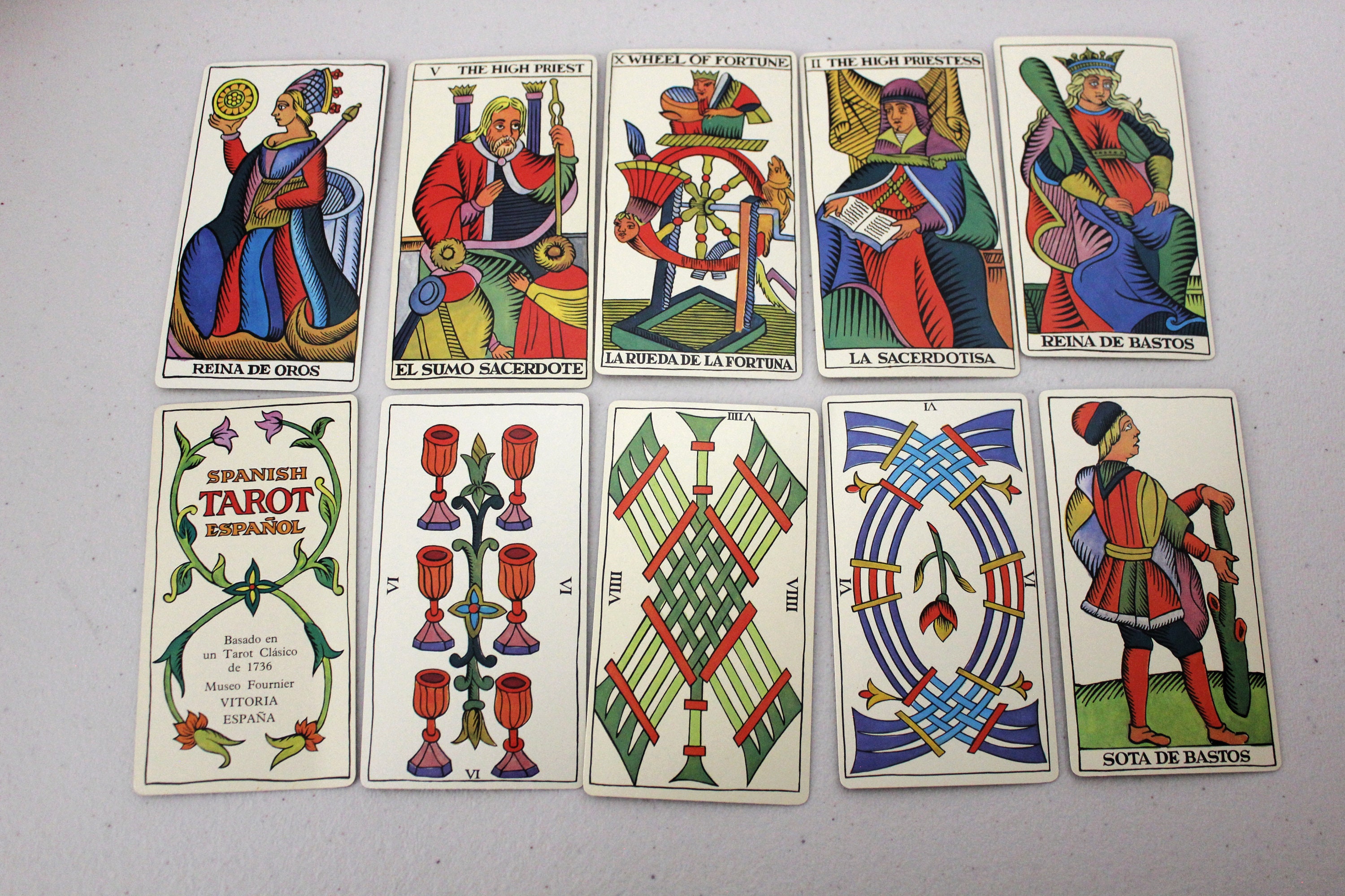 CRUEL THING TAROT original HERACLIO FOURNIER fabricado