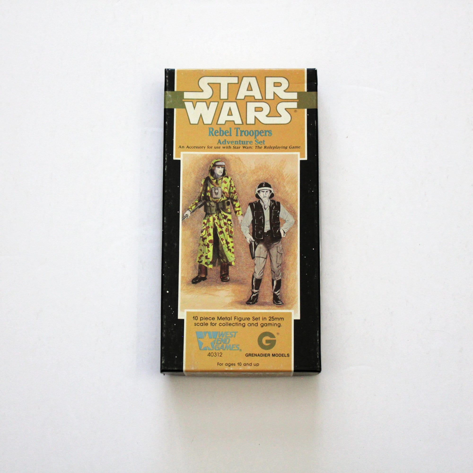 1988 West End Games Star Wars Grenadier Models 25mm Metal Figure Set -  Bounty Hunter Adventure Set