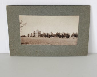 1900s Cabinet Card Photo Nevada State Hospital MO Missouri Asylum Sanitarium