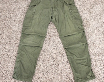 Vietnam M-65 Military Field Pants Trousers, Cargo, Pockets, Vintage