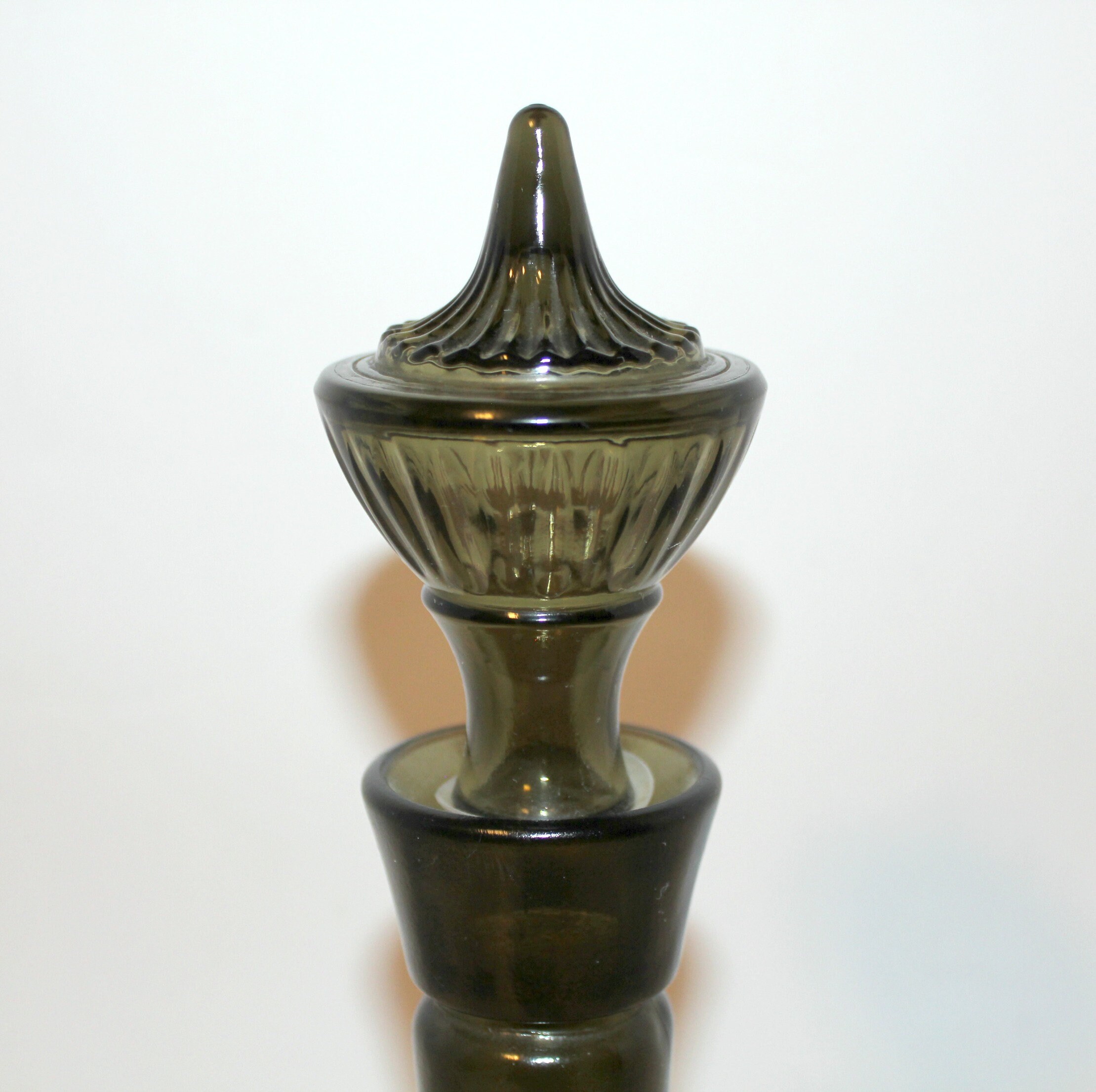 Jim Beam Genie Bottle Decanter 1964, Smoke Green, Vintage I Dream of
