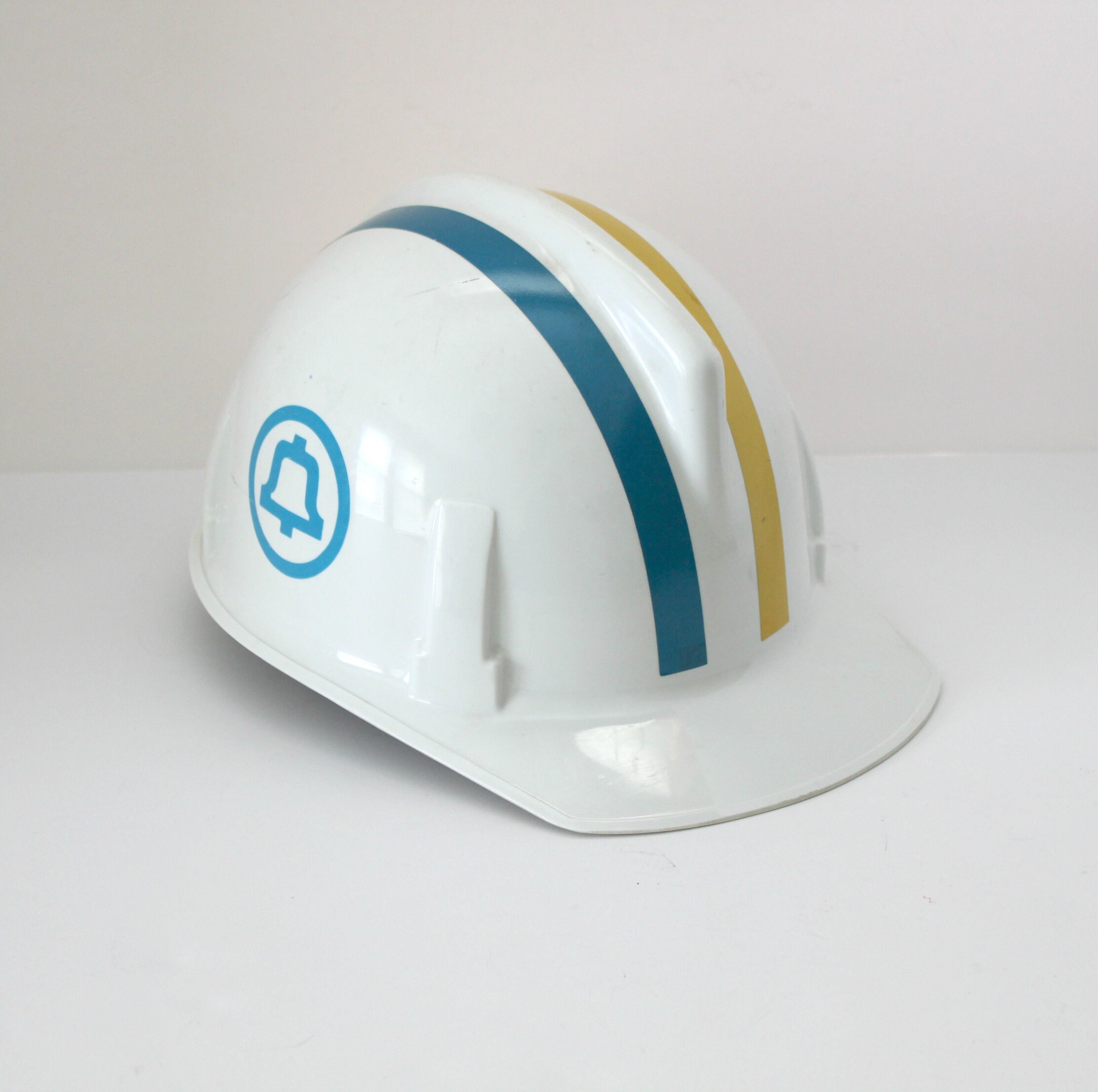 Vintage Bell Telephone Hard Hat, Topgard Mine Lineman Protective Safety