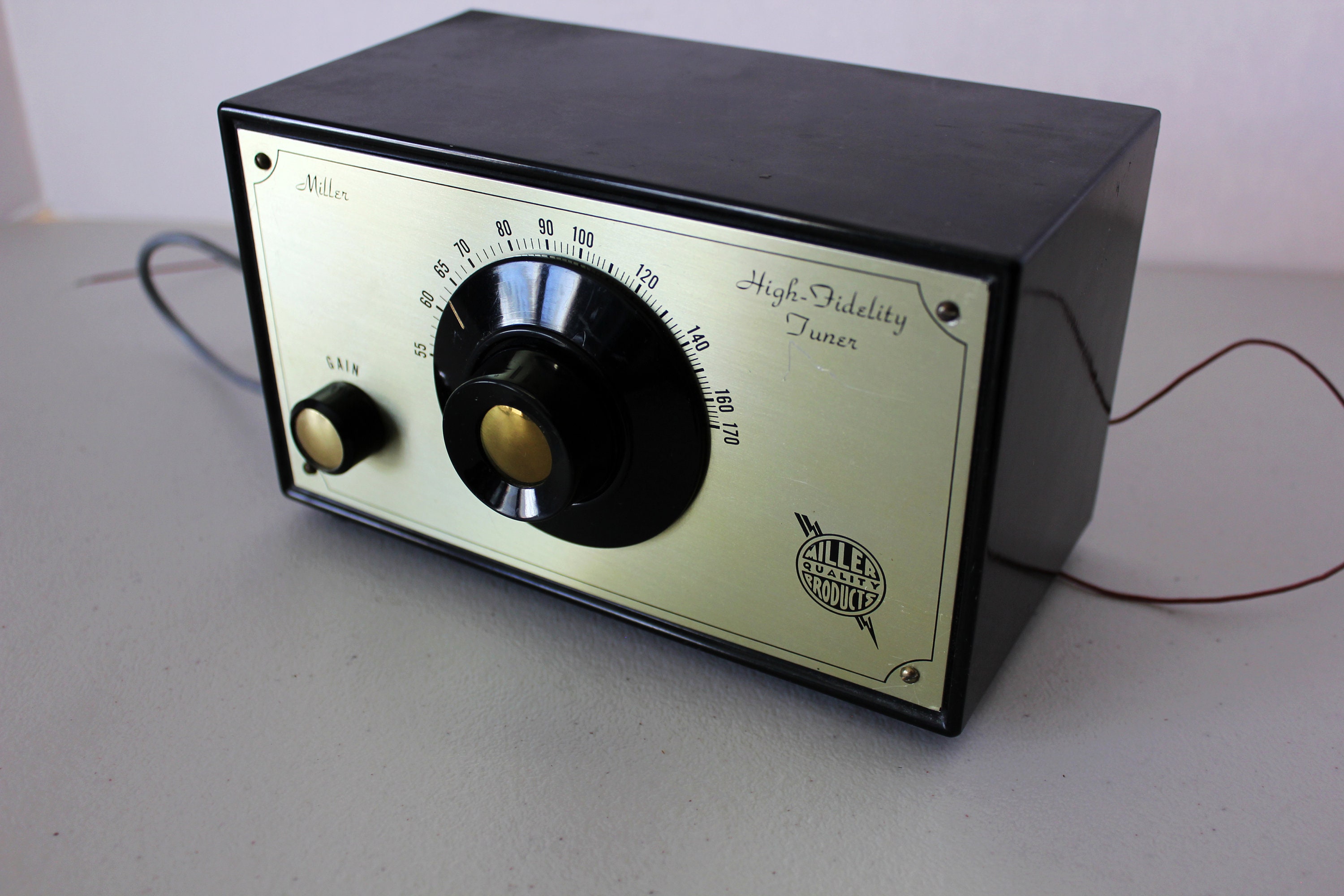 J. W. Miller No. 565 AM Band Tuner Kit, Vintage Crystal Set, With