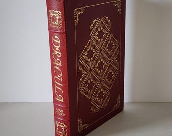 Dracula Hard Cover Book by Bram Stoker Easton Press Leather Bound