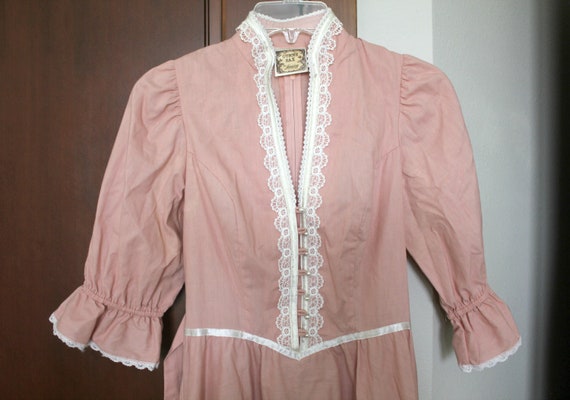 Gunne Sax By Jessica Vintage Dress, Victorian, Lac