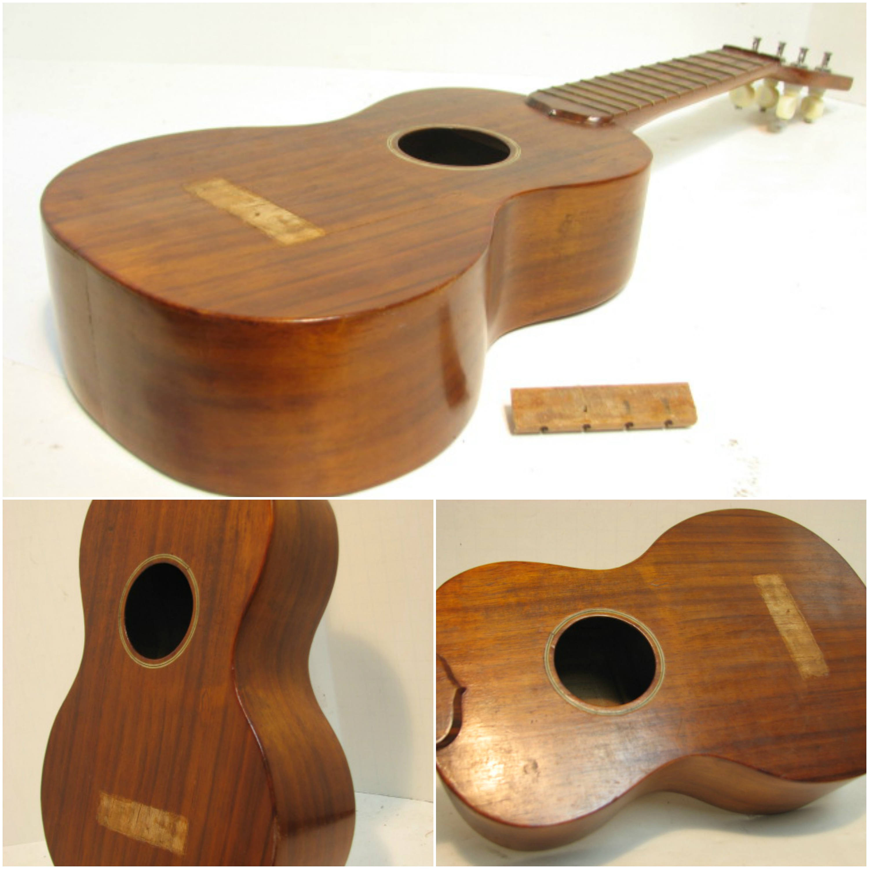 Sam F. Chang Ukulele, Vintage Uke, Honolulu Hawaii Koa Wood