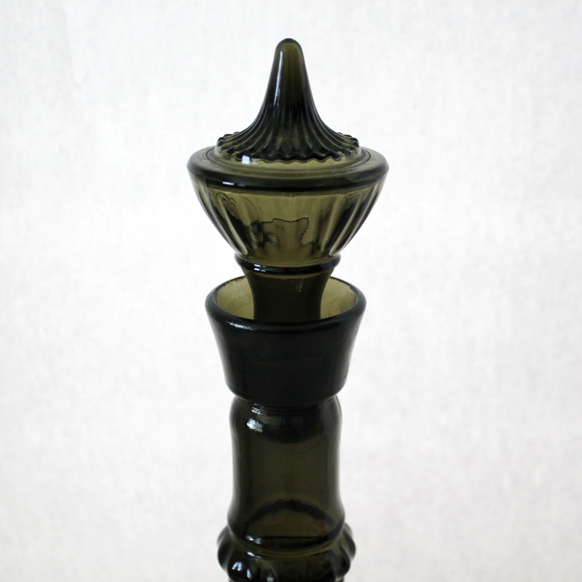 Jim Beam Genie Bottle Decanter 1964, Smoke Green, Vintage I Dream of