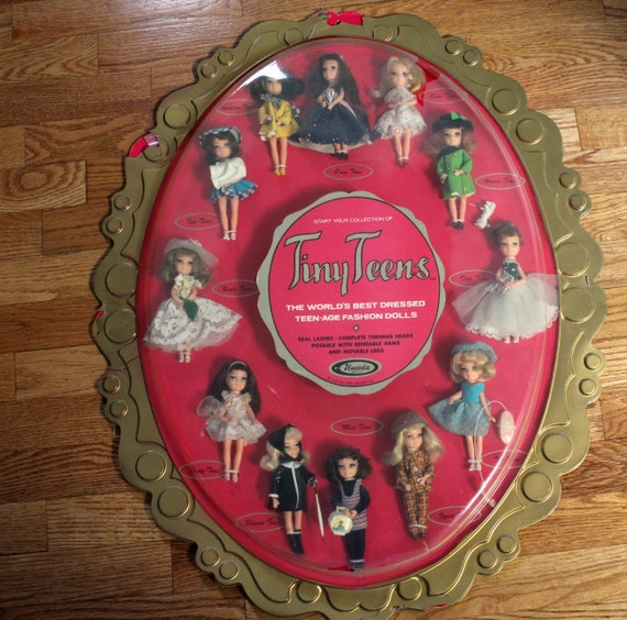 Rare Vintage Tiny Teens Uneeda 12 Doll Store Display POS Etsy