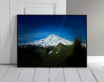 Mount Rainier National Park Print: Washington State Landscape (Digital Download)