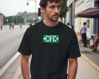 CFC Celtic FC T-Shirt | Green Football Fan Tee | Celtic Est. 1888 Shirt | Scottish Soccer Supporter Gift | Retro Celtic Top