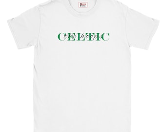 Celtic FC T-Shirt: "The Hoops" Green & Black Scottish Football Tee
