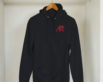 Aberdeen FC Hoodie: ABN AFC Minimalist Football Fan Apparel