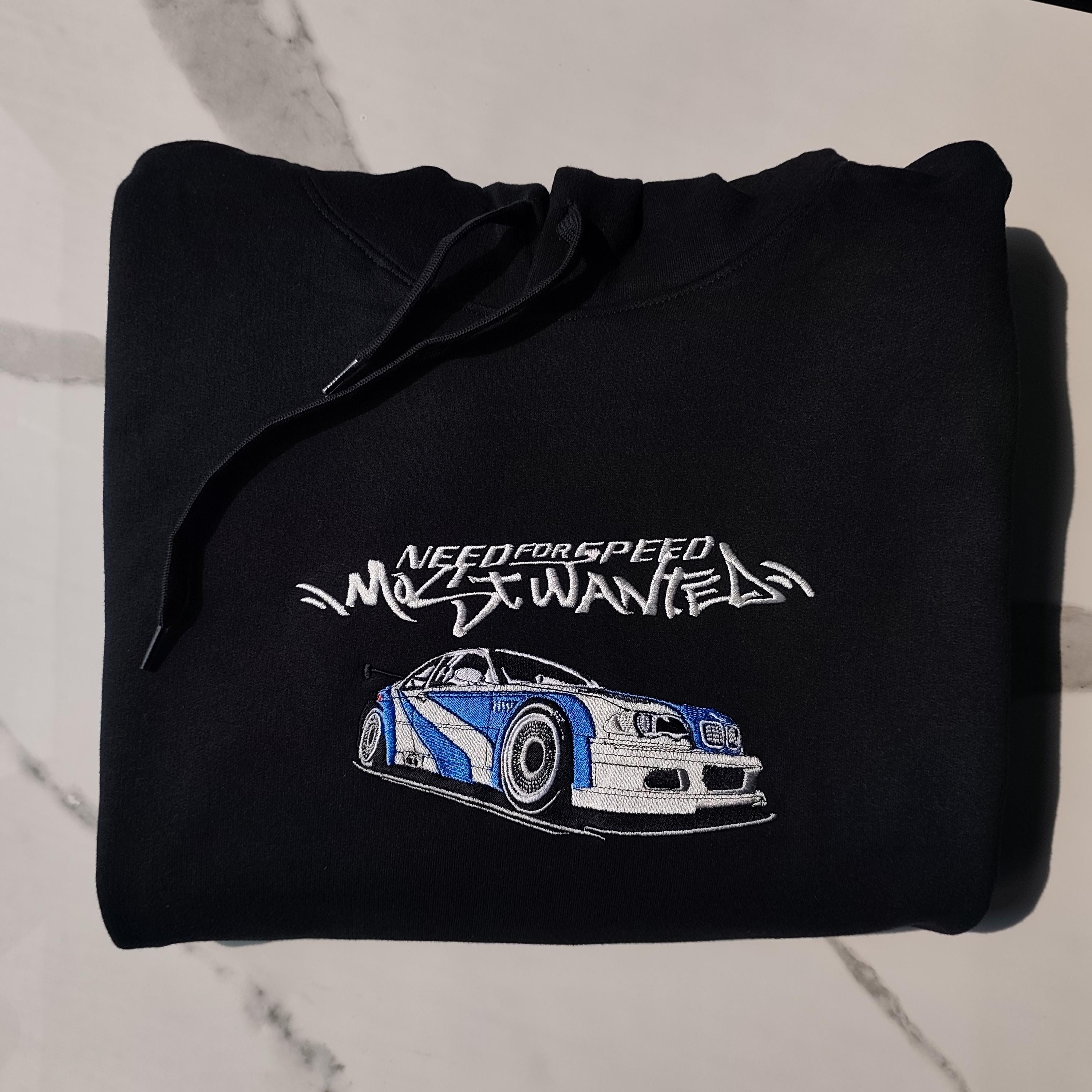 Need for Speed Most Wanted Embroidery Hoodie Sweatshirt
