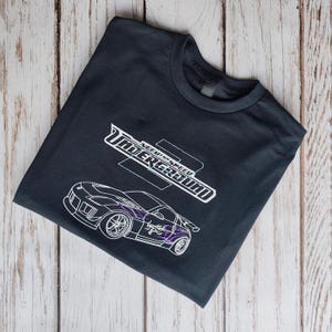 Need for Speed Underground 2 Nissan 350z t-shirt full embroidered