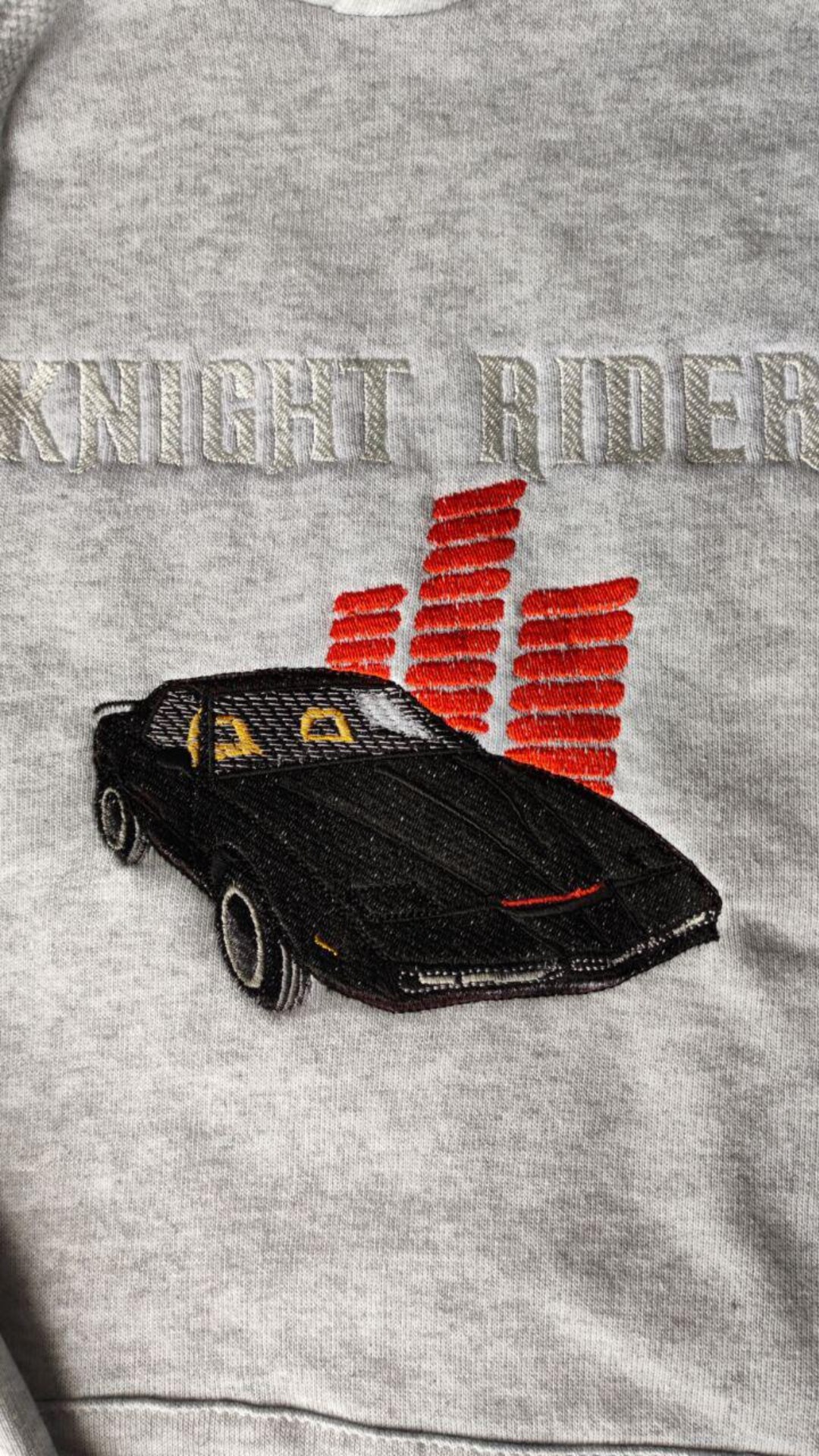 Knight Rider Kitt Embroidery Hoodie - Etsy