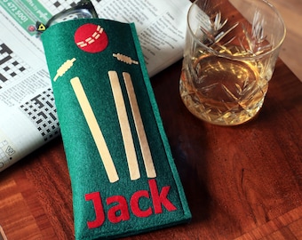 Cricket Glasses Case | Personalised Fathers Day Gift