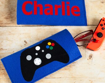 Gaming controller personalised glasses case