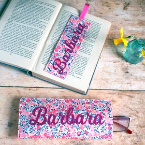 Liberty Fabric Glasses Case And Bookmark Mother's Day Gift image 2