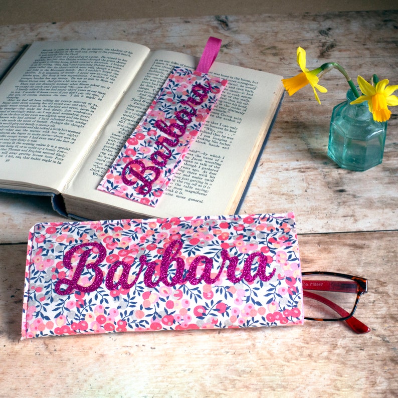 Liberty Fabric Glasses Case And Bookmark Mother's Day Gift image 1