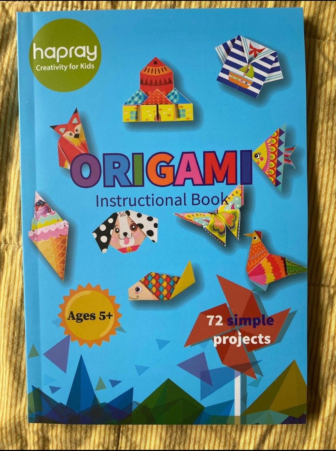 Origami Kit For Kids – 144 Sheets Of Paper With 72 Patterns & Craft Guide Book For Valentines Day, Birthdays Or Any Occasion