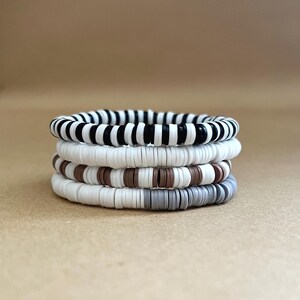 Beaded Bracelets, Summer Bracelets, Clay Bead Bracelets, Stackable Bracelets, Bracelet Pack