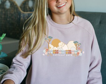 Boho Joshua Tree National Park Pullover | SOFTEST Fleece Sweatshirt | 2 Colors