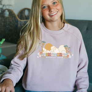 Boho Joshua Tree National Park Pullover | SOFTEST Fleece Sweatshirt | 2 Colors