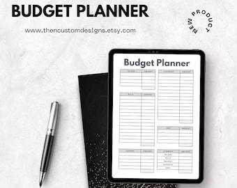 Budget Tracker Finance Planner Notebook, Money Management Tracker, Budgeting Journal Organizer, Personal Finance Gift, Financial Goals