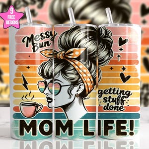 Mothers Day 20oz Skinny Tumbler Wrap Sublimation Design Best Mom Tumbler Wrap PNG Floral Mom Tumbler PNG Butterflies PNG Digital Download