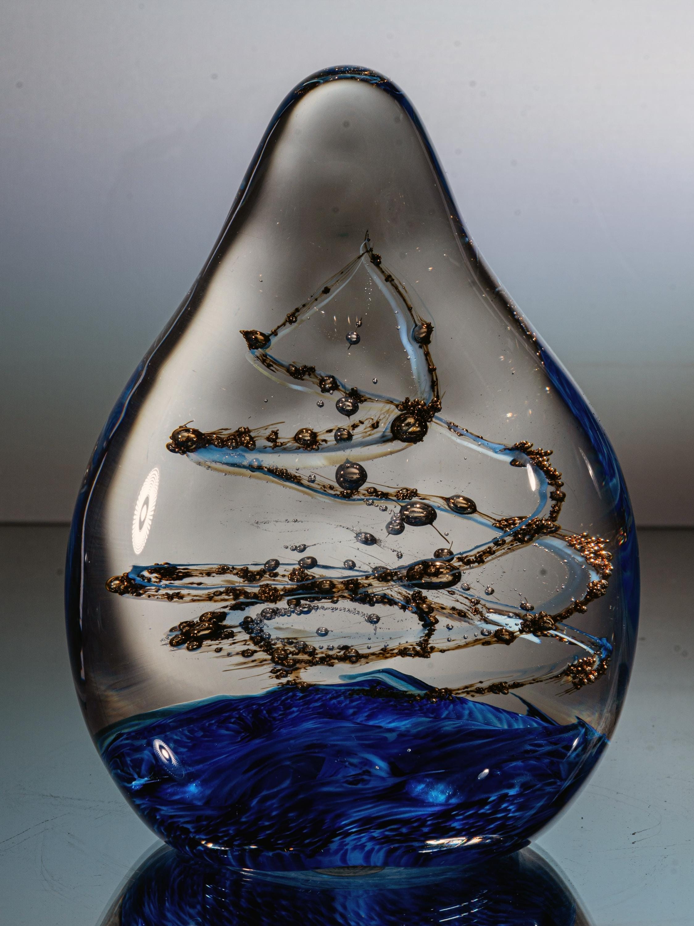 置物 SELKIRK GLASS Selkirk Glass - Glass Object (1997) - Height 11.8 Cm - Scotland
