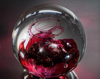 Peter Holmes - Selkirk - paperweight "Spindrift" - Ø 8.0 cm - Scotland 1986