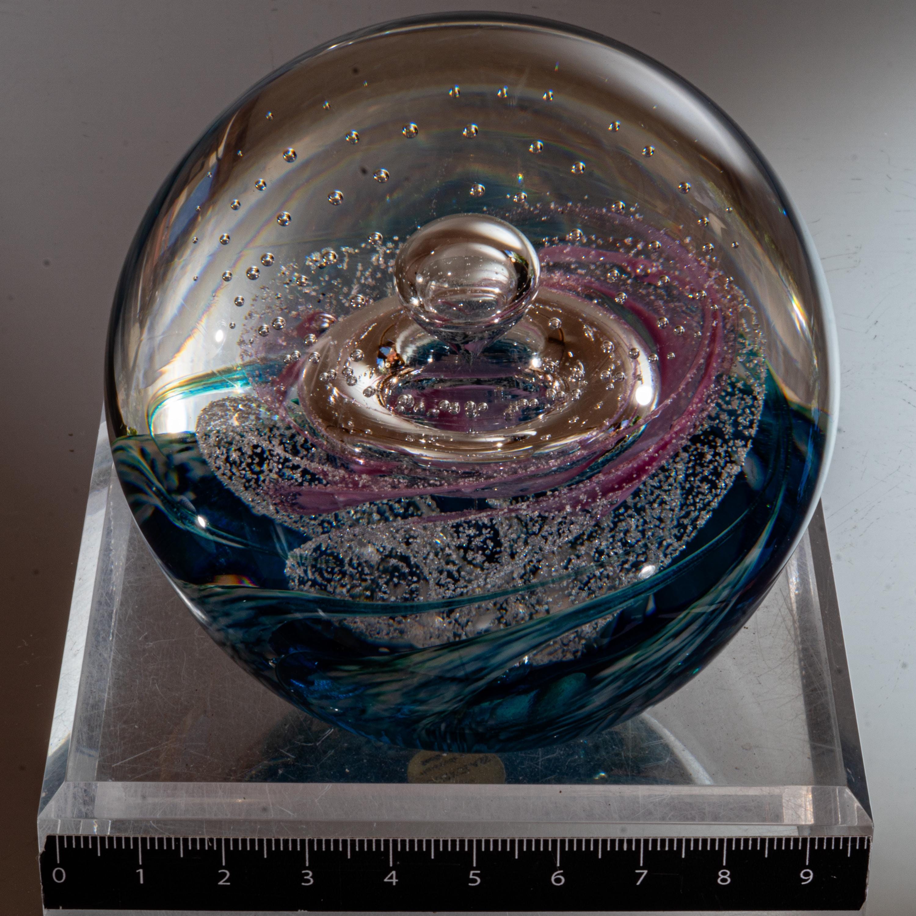 置物 SELKIRK GLASS Peter Holmes - Selkirk Glass - Paperweight 