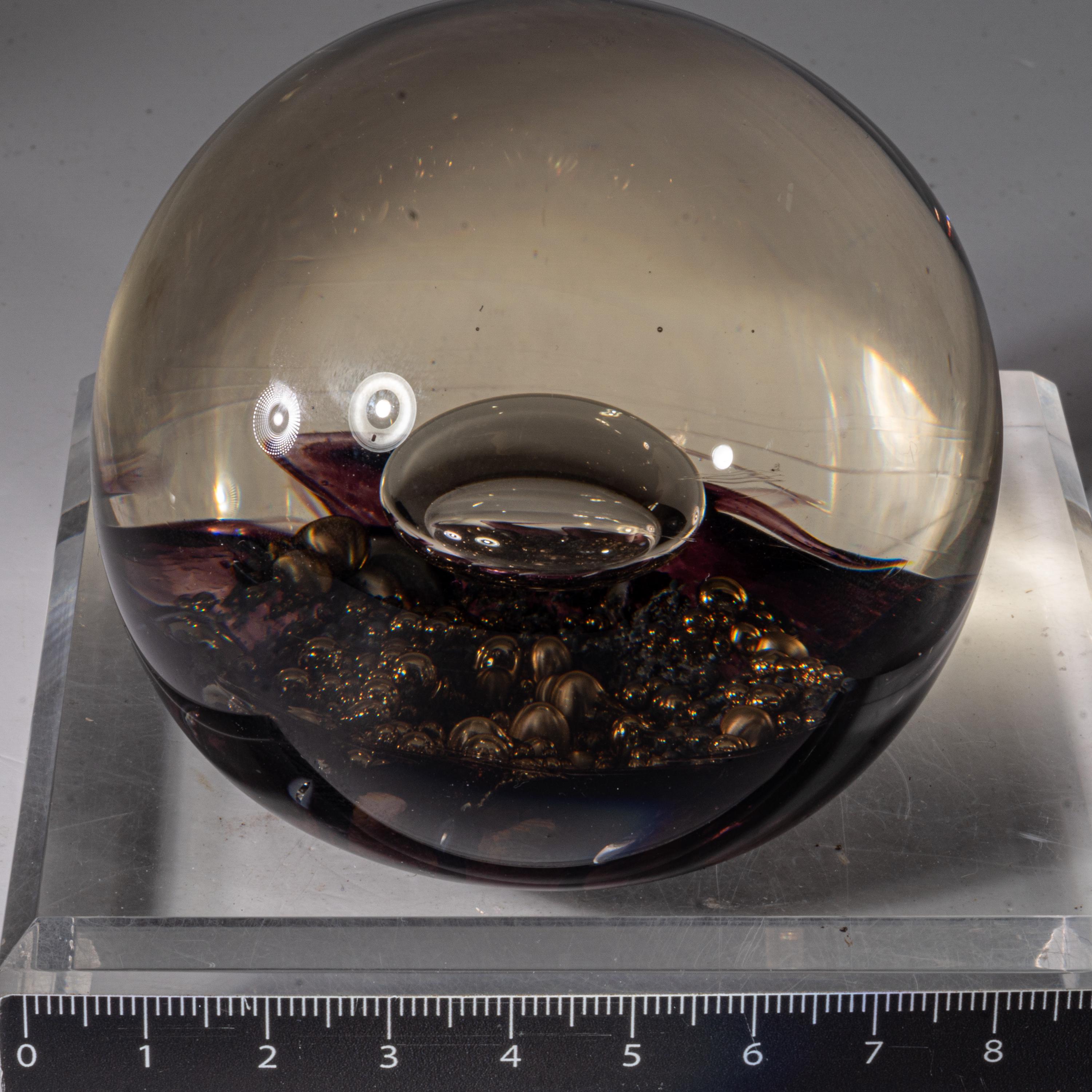 置物 SELKIRK GLASS Selkirk Glass - Artistic Paperweight - Ø 8.1 Cm - Scotland